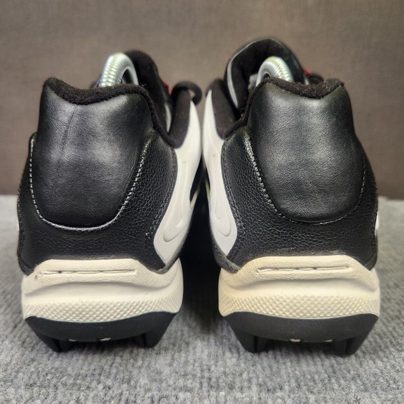 Rawlings Endzone Low Mens Size 11 Black White Athletic Low Top Baseball Cleats - Picture 4 of 9